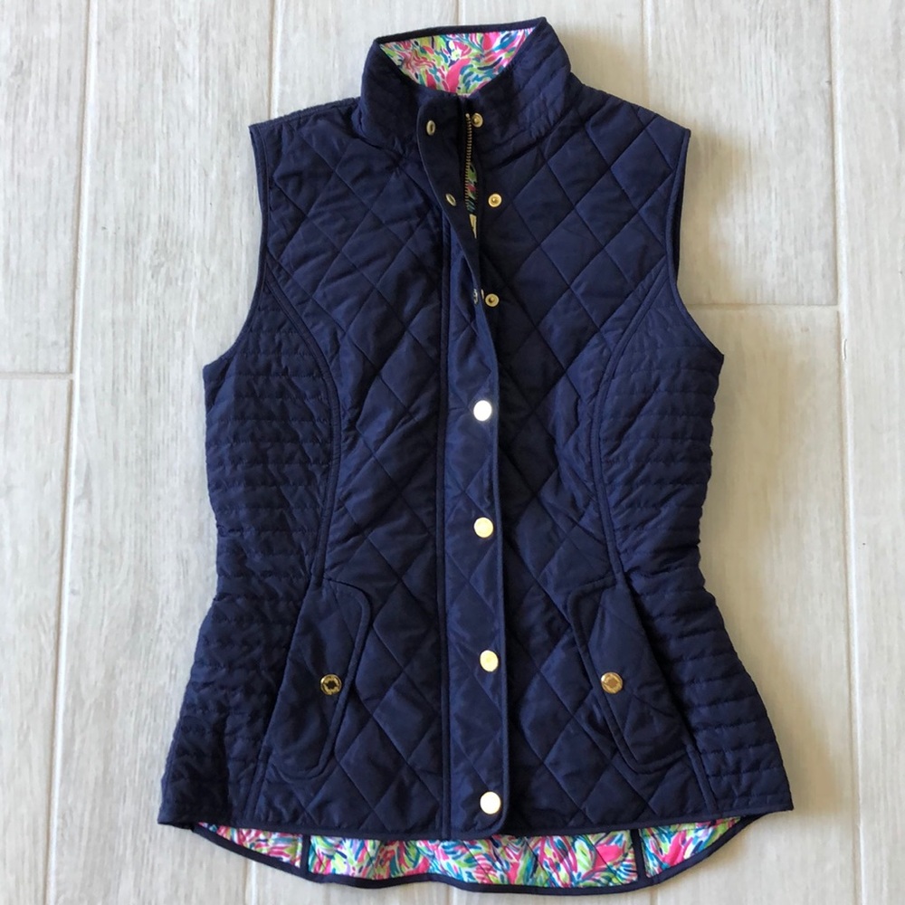 Lilly Pulitzer Down Vest NWOT